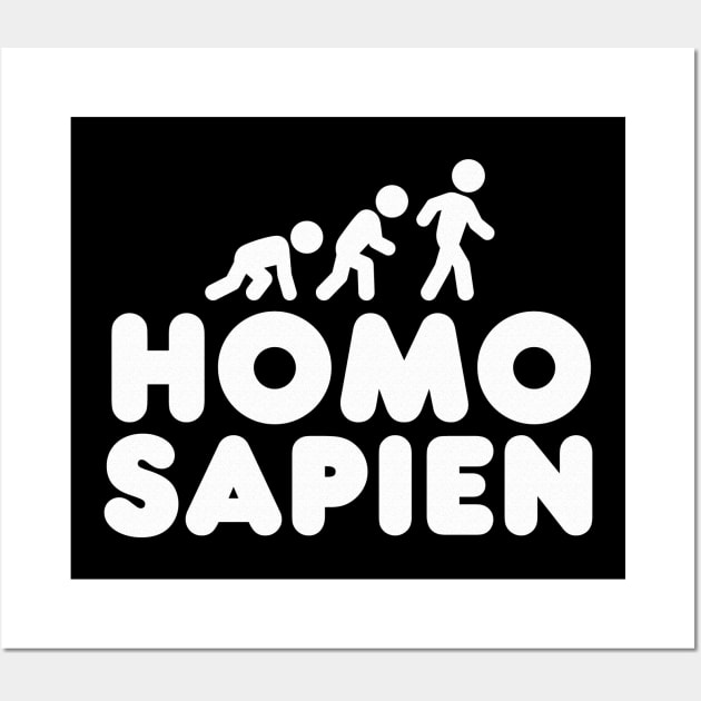HOMO SAPIEN Wall Art by TJWDraws